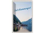 Vianmo Insegna Di Latta 18X12 Cm Salzkammergut Aussicht Auf Stadt