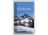 Vianmo Insegna Di Latta 18X12 Cm Berwang ÖSterreich Schnee Skiurlaub