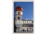 Vianmo Insegna Di Latta 18X12 Cm Arlberg ÖSterreich Kirche Skulptur