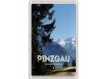 Vianmo Insegna Di Latta 30X20 Cm Pinzgau WäLder Natur Wanderung Berge