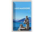 Vianmo Insegna Di Latta 30X20 Cm Lago Maggiore Schweiz Skulptur Ziege