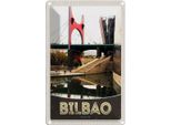 Vianmo Insegna Di Latta 30X20 Cm Bilbao Spanien BrüCke