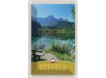 Vianmo Insegna Di Latta 30X20 Cm Seefeld ÖSterreich Wald Wanderung
