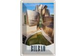 Vianmo Insegna Di Latta 30X20 Cm Bilbao Spanien Architektur Europa