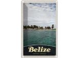 Vianmo Insegna Di Latta 18X12 Cm Belize Central Amerika Strand