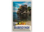 Vianmo Insegna Di Latta 30X20 Cm Debrovnik Kroatien Meer Architektur
