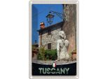 Vianmo Insegna Di Latta 30X20 Cm Toskana Italien Architektur