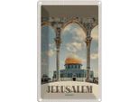 Vianmo Insegna Di Latta 30X20 Cm Jerusalem Israel Tempel