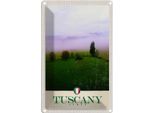 Vianmo Insegna Di Latta 18X12 Cm Toskana Italien Berge Wiese Natur