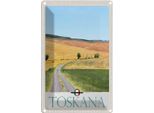 Vianmo Insegna Di Latta 30X20 Cm Toskana Italien Weide Wiese Natur