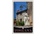 Vianmo Insegna Di Latta 30X20 Cm Toskana Italien Architektur