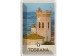 Vianmo Insegna Di Latta 30X20 Cm Toskana Italien Architektur Kirche
