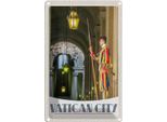 Vianmo Insegna Di Latta 30X20 Cm Vatikan City Kirche Wachmann