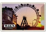 Vianmo Insegna Di Latta 20X30 Cm Wien ÖSterreich Prater Riesenrad