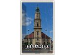 Vianmo Insegna Di Latta 30X20 Cm Erlangen Hugenotten Kirche