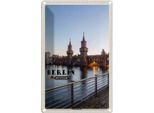 Vianmo Insegna Di Latta 30X20 Cm Berlin OberbaumbrüCke Architektur