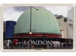 Vianmo Insegna Di Latta 20X30 Cm London England Madame Tussauds