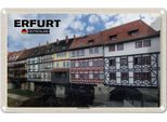 Vianmo Insegna Di Latta 12X18 Cm Erfurt KräMerbrüCke