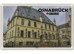 Vianmo Insegna Di Latta 12X18 Cm OsnabrüCk Rathaus