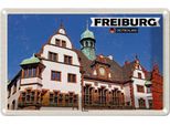 Vianmo Insegna Di Latta 12X18 Cm Freiburg Rathaus