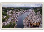Vianmo Insegna Di Latta 20X30 Cm Looe Enlgand United Kingdom Town