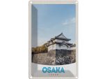 Vianmo Insegna Di Latta 18X12 Cm Osaka Japan Asien Haus Stadt