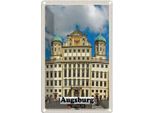 Vianmo Insegna Di Latta 30X20 Cm Augsburg Rathaus Architektur