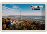 Vianmo Insegna Di Latta 20X30 Cm ZüRich Schweiz Uetliberg Stadt