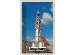 Vianmo Insegna Di Latta 18X12 Cm Augsburg Perlachturm