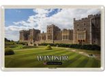 Vianmo Insegna Di Latta 20X30 Cm England Uk Windsor Castle