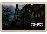 Vianmo Insegna Di Latta 20X30 Cm KöLn Erhrenfeld Stadt StraßE