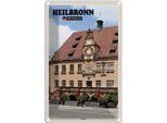 Vianmo Insegna Di Latta 18X12 Cm Heilbronn Rathaus Altstadt