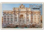 Vianmo Insegna Di Latta 20X30 Cm Rom Italien Trevi Brunnen Skulptur