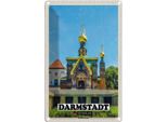 Vianmo Insegna Di Latta 18X12 Cm Darmstadt Russische Kapelle
