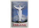 Vianmo Insegna Di Latta 18X12 Cm Polen Europa WeißE Skulptur