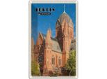 Vianmo Insegna Di Latta 18X12 Cm Berlin Heilig-Kreuz-Kirche