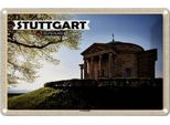 Vianmo Insegna Di Latta 20X30 Cm Stuttgart Grabkapelle Architektur