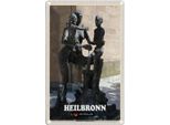 Vianmo Insegna Di Latta 18X12 Cm Heilbronn Denkmal Der TrüMmerräUmer