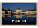 Vianmo Insegna Di Latta 12X18 Cm MüNchen Nymphenburgh