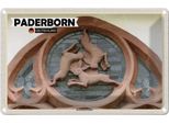 Vianmo Insegna Di Latta 12X18 Cm Paderborn Drei Hasen-Fenster