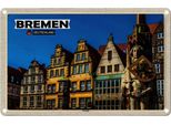 Vianmo Insegna Di Latta 12X18 Cm Bremen Altstadt