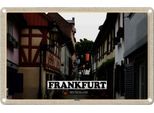 Vianmo Insegna Di Latta 12X18 Cm Frankfurt HöChst
