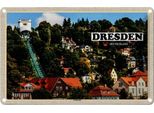Vianmo Insegna Di Latta 20X30 Cm Dresden Deutschland Loschwitz