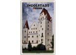 Vianmo Insegna Di Latta 30X20 Cm Ingolstadt Neues Schloss