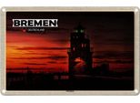 Vianmo Insegna Di Latta 20X30 Cm Bremen Deutschland Molenfeuer