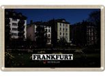 Vianmo Insegna Di Latta 12X18 Cm Frankfurt Nordend Park GebäUde