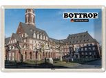 Vianmo Insegna Di Latta 12X18 Cm Bottrop Rathaus