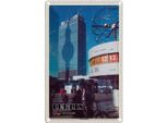 Vianmo Insegna Di Latta 18X12 Cm Berlin Alexanderplatz Hauptstadt