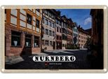 Vianmo Insegna Di Latta 20X30 Cm NüRnberg WeißGerbergasse