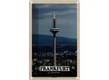Vianmo Insegna Di Latta 30X20 Cm Frankfurt Europaturm Ausblick